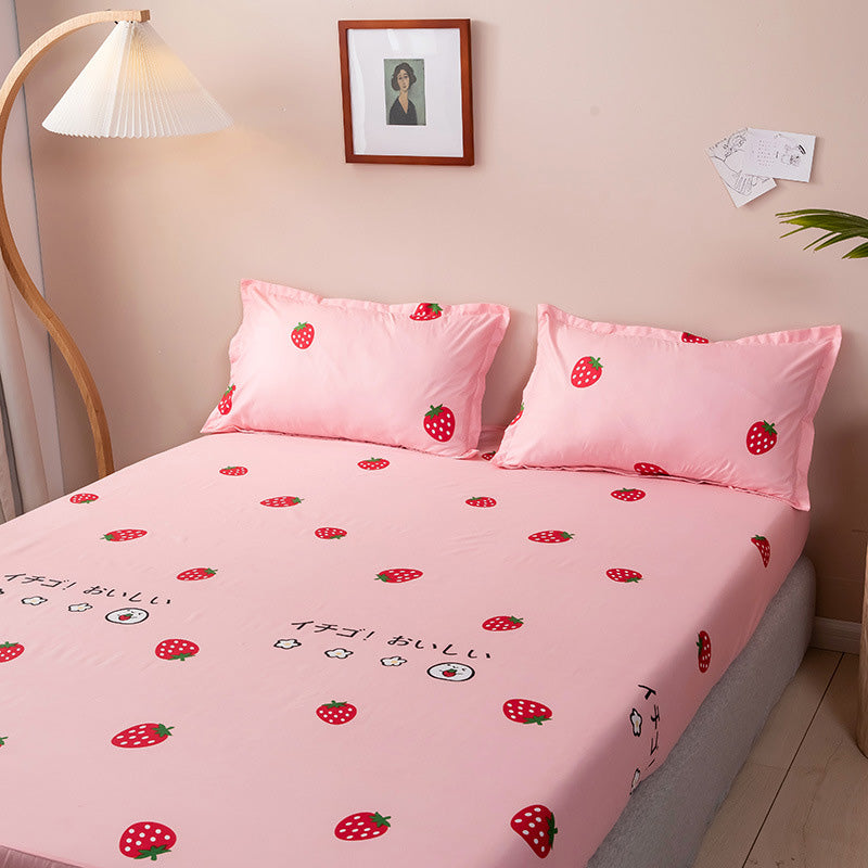 Breathable & Non-Pilling Fitted Sheet & Pillowcase Set
