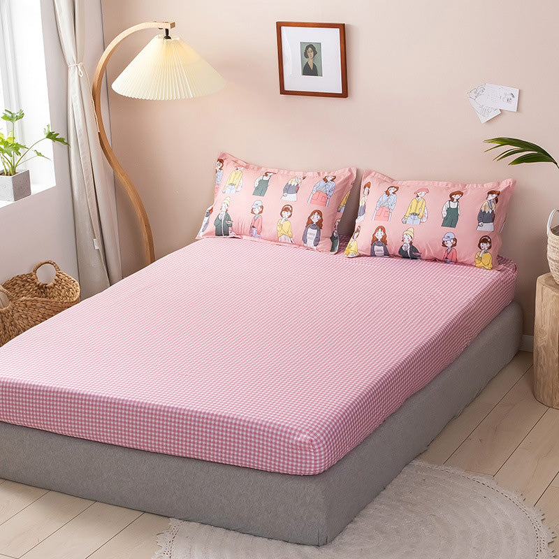 Breathable & Non-Pilling Fitted Sheet & Pillowcase Set