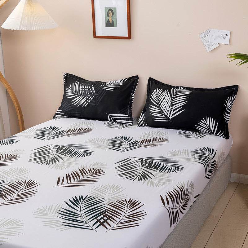 Breathable & Non-Pilling Fitted Sheet & Pillowcase Set