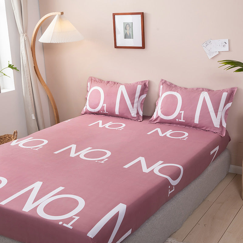 Breathable & Non-Pilling Fitted Sheet & Pillowcase Set