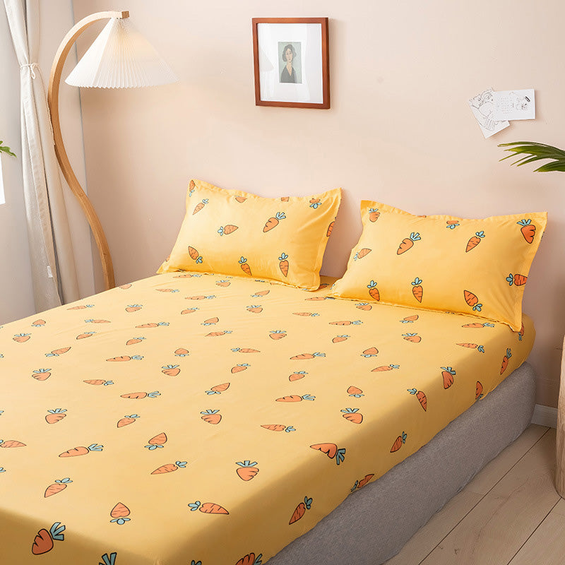 Breathable & Non-Pilling Fitted Sheet & Pillowcase Set