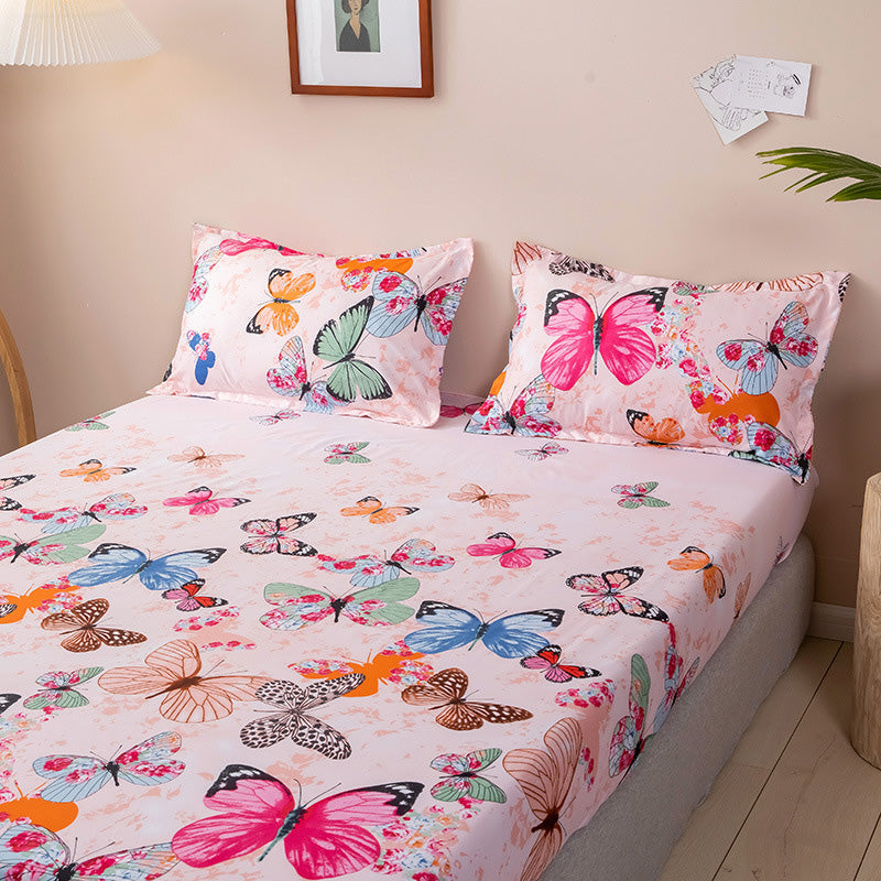 Breathable & Non-Pilling Fitted Sheet & Pillowcase Set