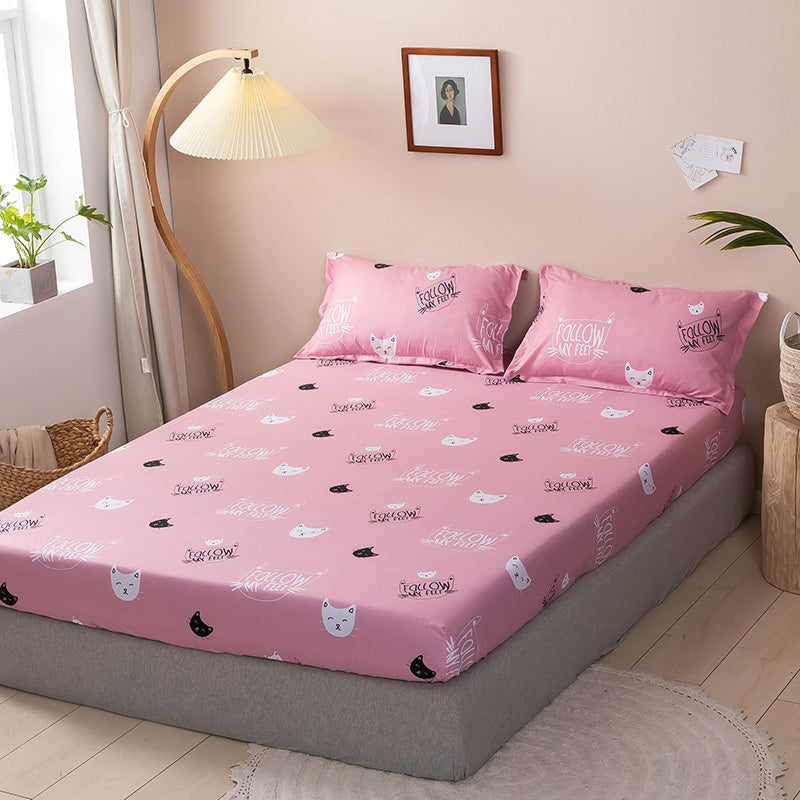 Breathable & Non-Pilling Fitted Sheet & Pillowcase Set