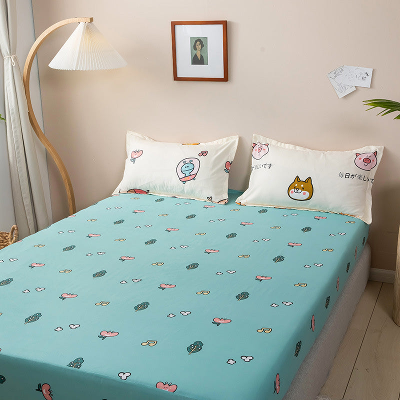 Breathable & Non-Pilling Fitted Sheet & Pillowcase Set