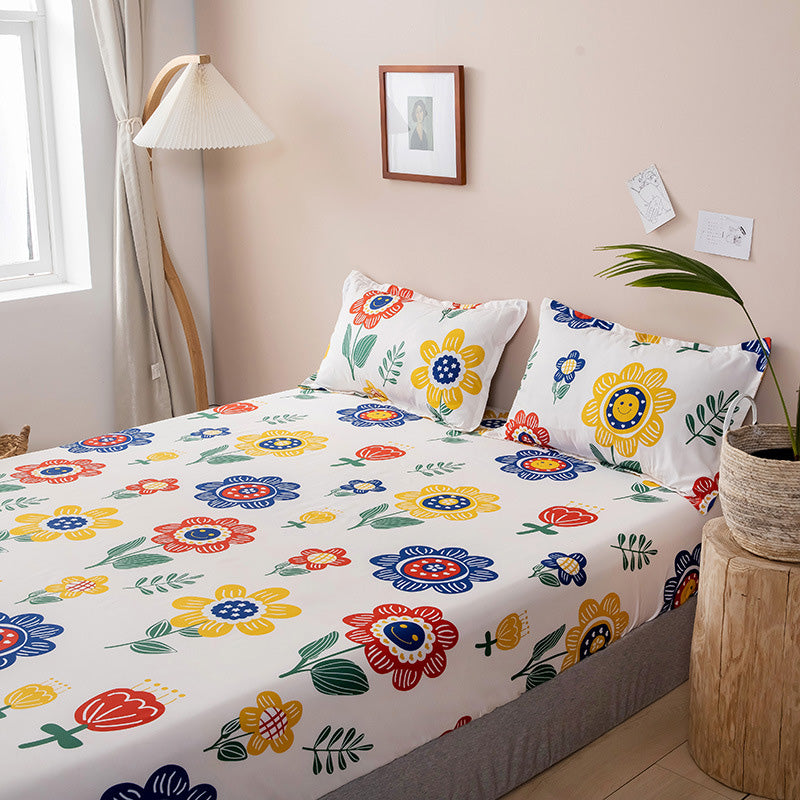 Breathable & Non-Pilling Fitted Sheet & Pillowcase Set