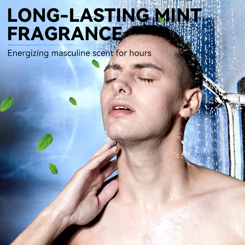 💚 50% OFF! 50K+ sold! Men's long-lasting mint body wash – removes oil & dirt, hydrates skin🚿✨