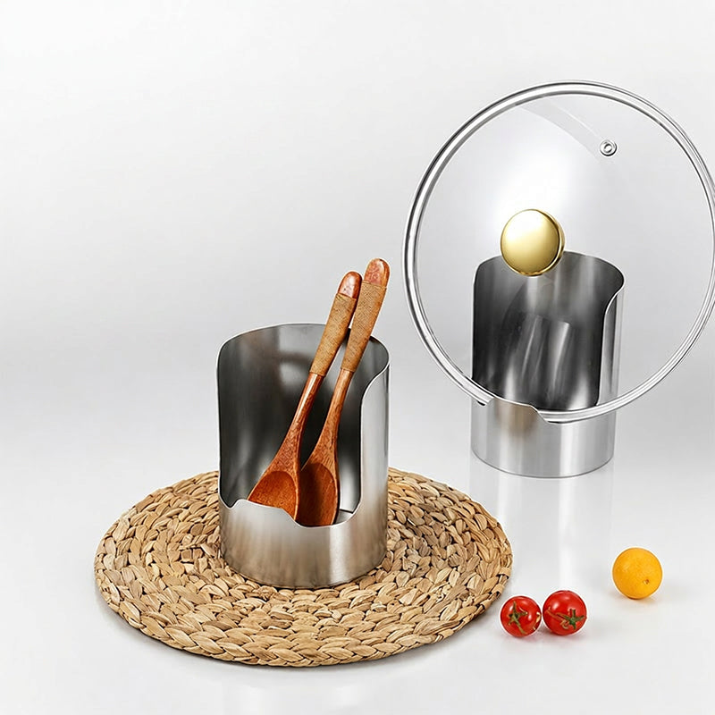 🥳HOT SALE🥳💞10K+ SOLD! Utensil Holder – From £8.98! Stainless steel, space-saving & sturdy. Tidy kitchen – grab yours! ✅