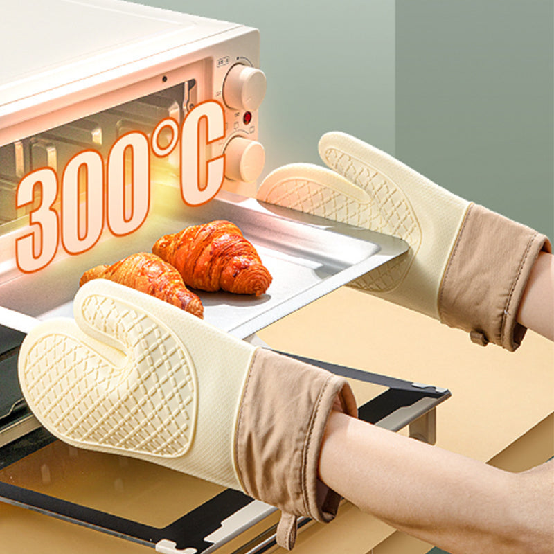 📢📢40% OFF !! ⏰Heat-Resistant Baking Silicone Gloves