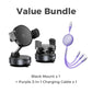 Adjustable Magnetic Car Mount with Vacuum Suction Base
