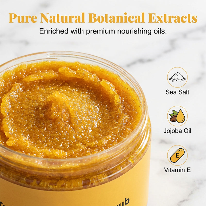 🥳 HOT SALE 2026 – 50% OFF! 💞 70,000+ SOLD! Turmeric Exfoliating Body Scrub