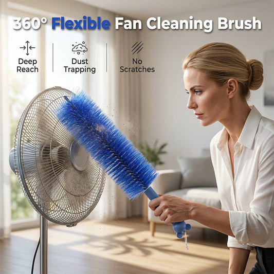 360° All-Around Flexible Fan Cleaning Brush