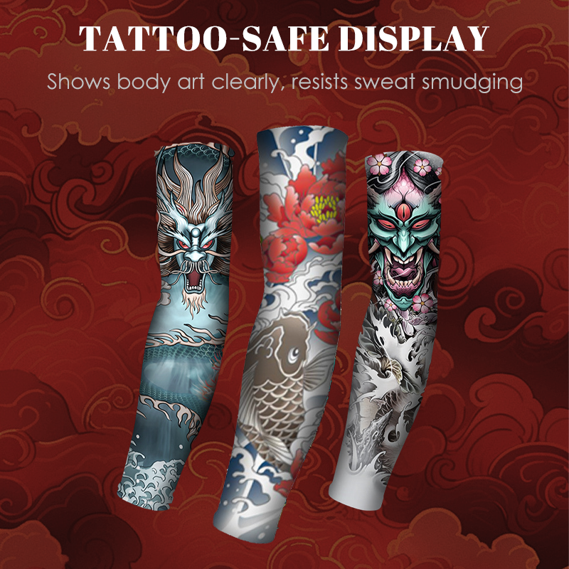 ☀️💨💪 Cooling tattoo sleeve – Sun-protective and breathable 🌿🌀