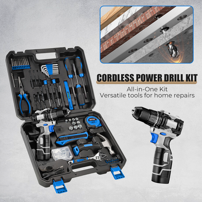📢📢50% OFF !! ⏰Cordless Power Drill Kit