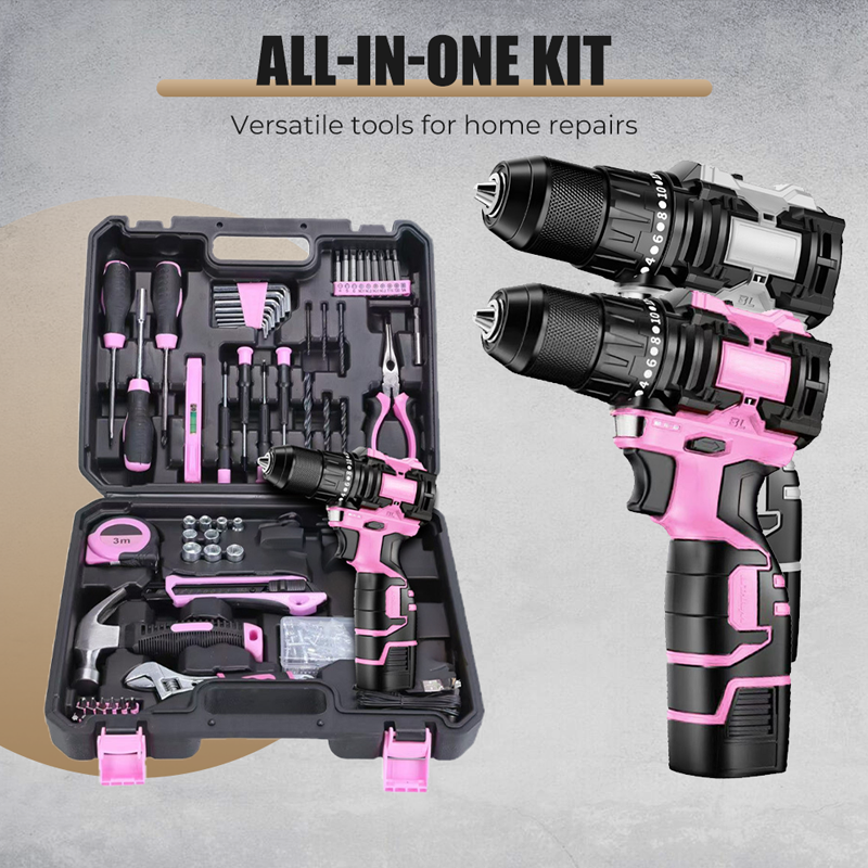 📢📢50% OFF !! ⏰Cordless Power Drill Kit