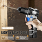 📢📢50% OFF !! ⏰Cordless Power Drill Kit