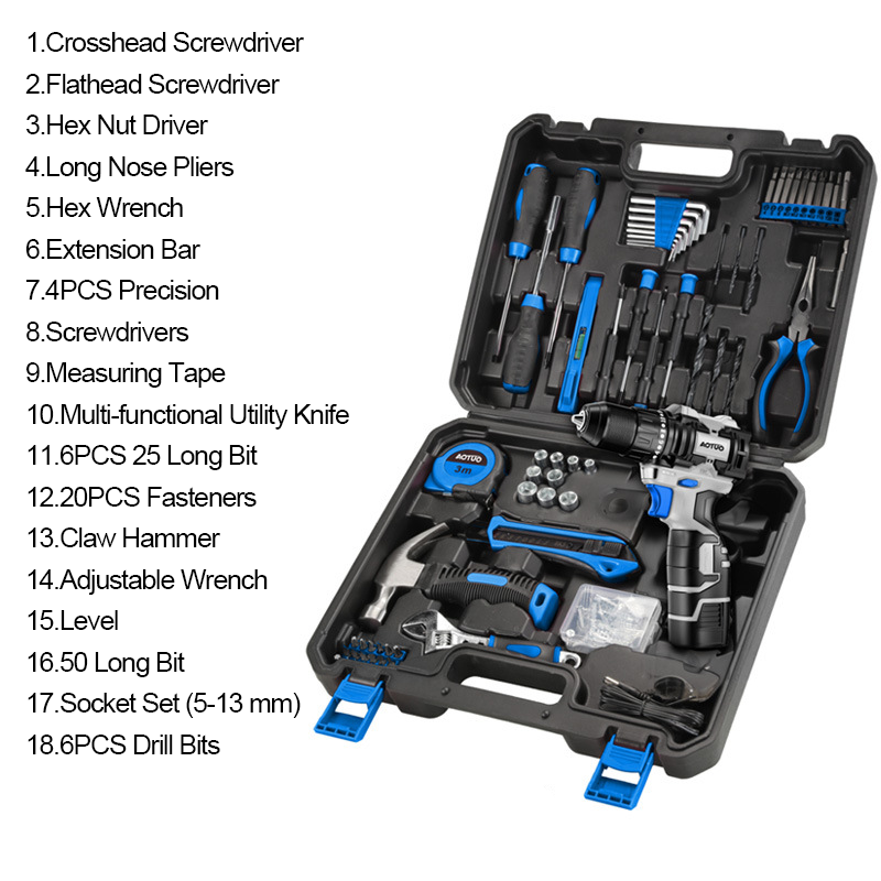 📢📢50% OFF !! ⏰Cordless Power Drill Kit