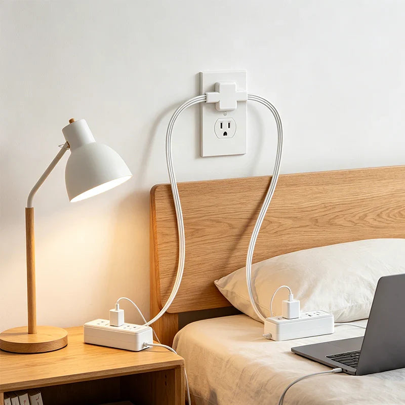 Dual Split Extension Power Strip