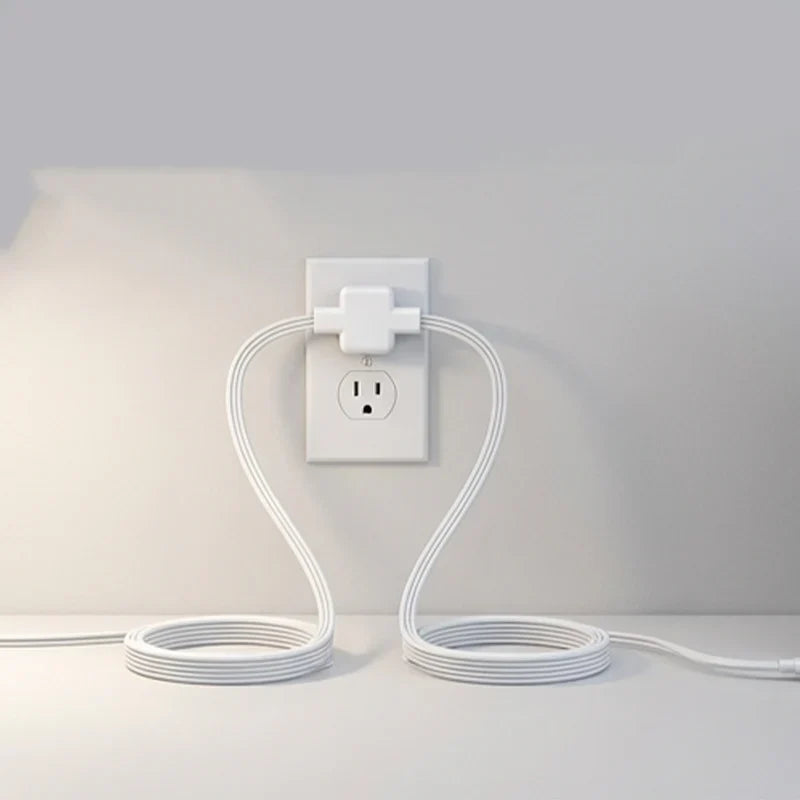 Dual Split Extension Power Strip