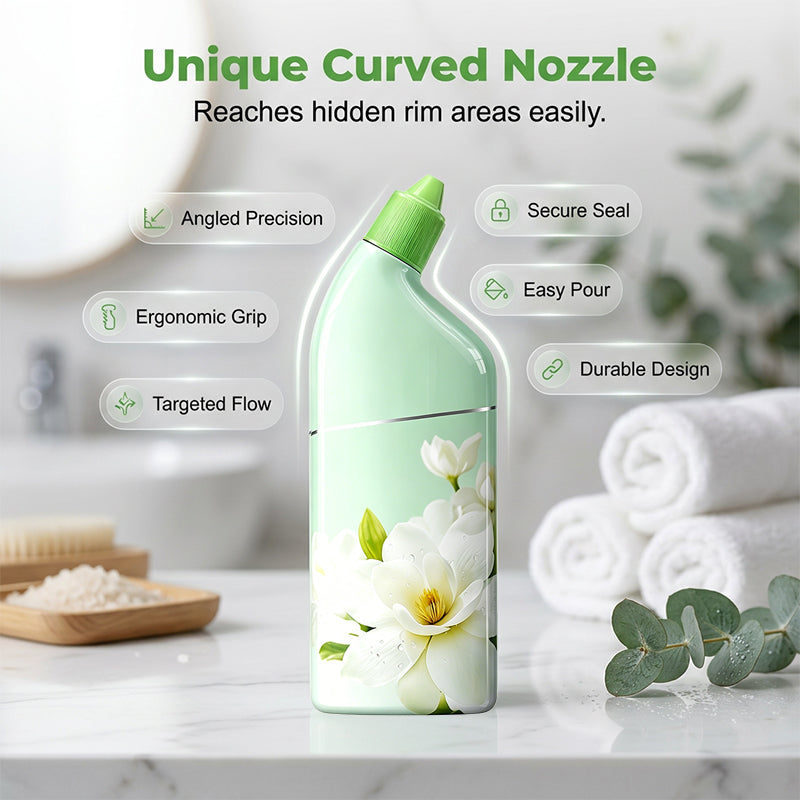 🥳2026 BESTSELLER🥾 Toilet Bowl Cleaner Gel – Rapid Stain Removal, 99.9% Bacteria Kill – Thick Clinging Formula – Odor Neutralizing – Fresh Fragrances! 🛡️💨