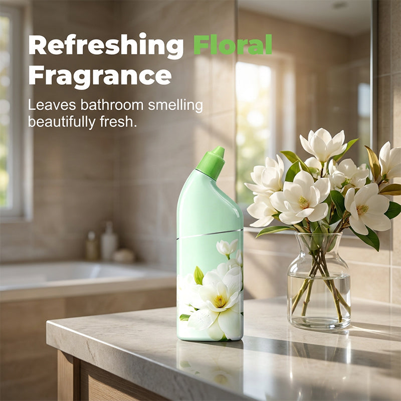 🥳2026 BESTSELLER🥾 Toilet Bowl Cleaner Gel – Rapid Stain Removal, 99.9% Bacteria Kill – Thick Clinging Formula – Odor Neutralizing – Fresh Fragrances! 🛡️💨
