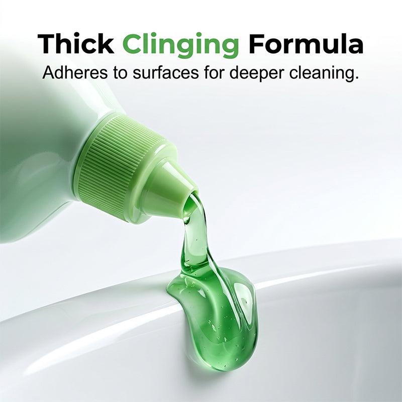 🥳2026 BESTSELLER🥾 Toilet Bowl Cleaner Gel – Rapid Stain Removal, 99.9% Bacteria Kill – Thick Clinging Formula – Odor Neutralizing – Fresh Fragrances! 🛡️💨