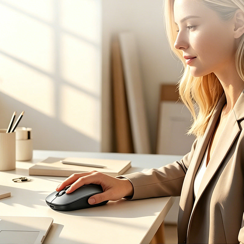 🖱️ LIMITED-TIME 50% OFF! 💥 AI Smart Voice Wireless Mouse – 1600 Words/Min, Translation Hub, Ergonomic ✨