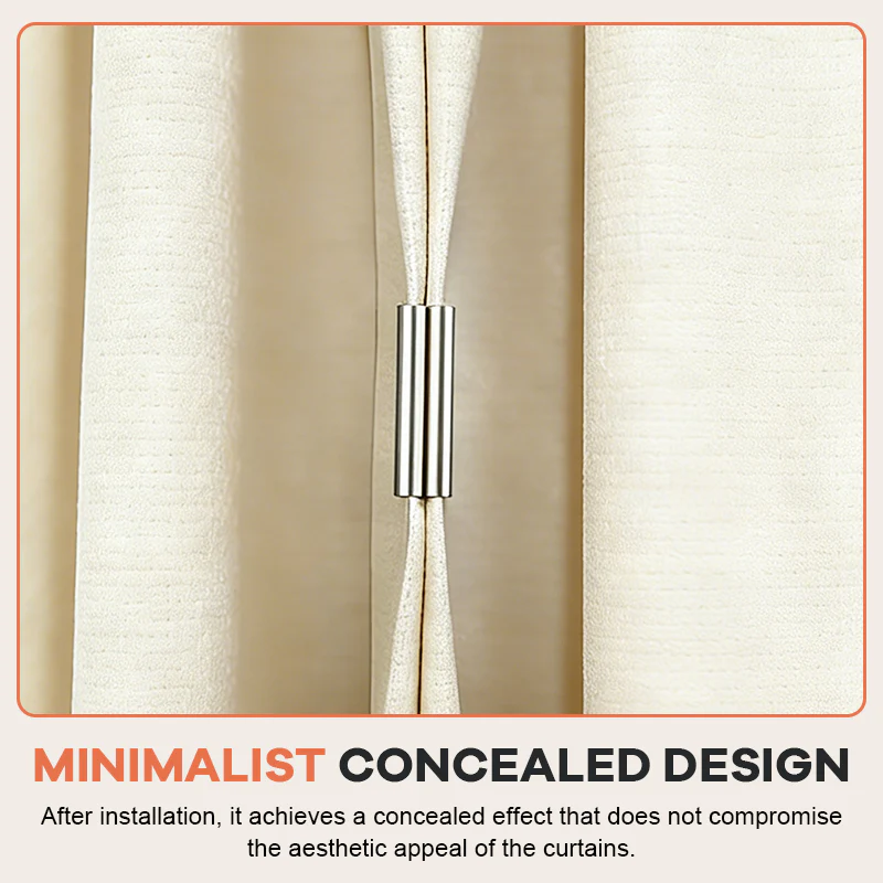 Magnetic Curtain Buckles for Light Blocking