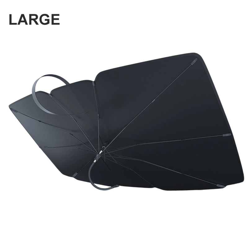 Bendable Handle Car Windshield Sunshade Umbrella