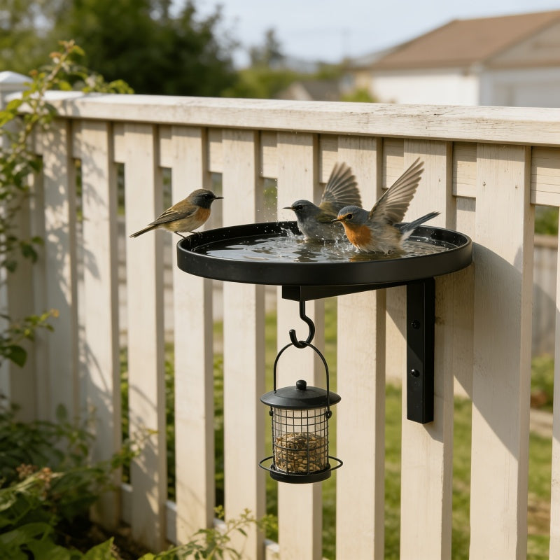 🕊️✨🏺 LIMITED-TIME 50% OFF! Decorative Antique-Bronze Bird Bath – Wall-Mounted, Ornate Details, Weatherproof – A Charming Focal Point for Fences, Walls, or Courtyards 🧱🌻