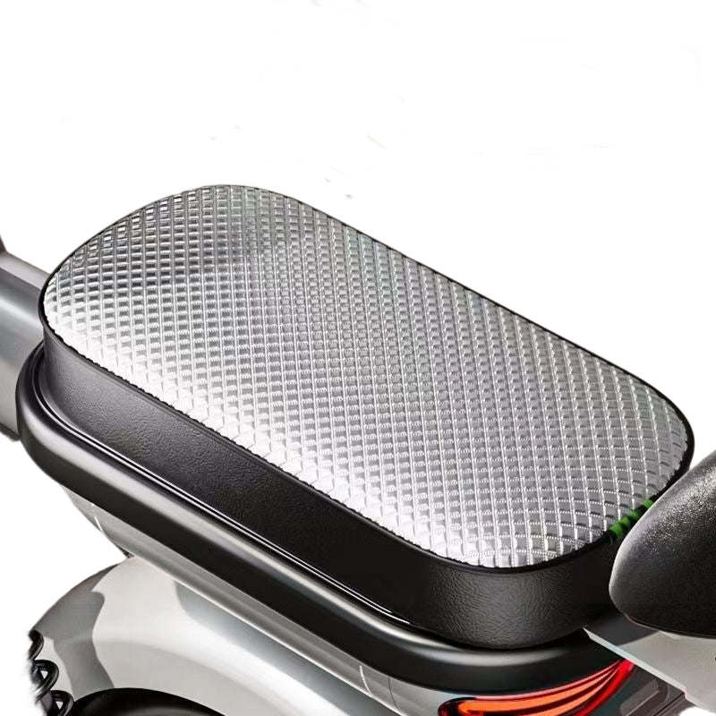 Waterproof Electric Scooter Seat Cover Sunproof Heat Insulating Leather Cushion Protector