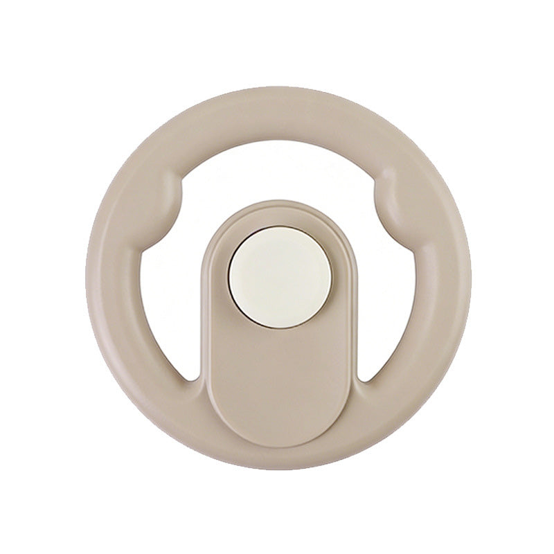 Baby seat for a pram with a securing strap