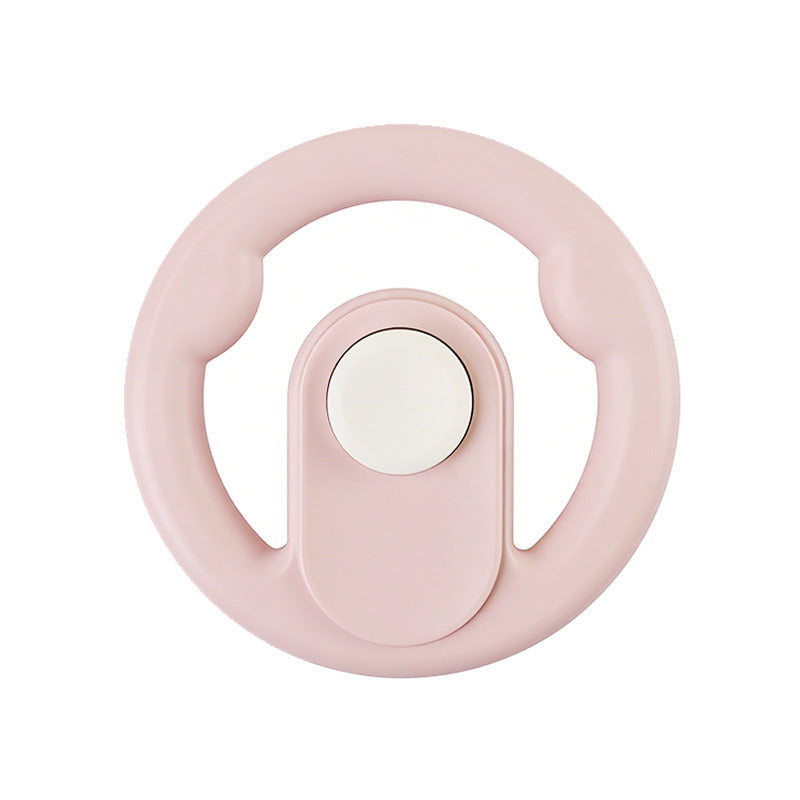 Baby seat for a pram with a securing strap