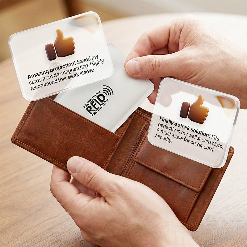 🏆LAST DAY SALE 50% OFF🔥RFID Blocking Sleeves for Credit Cards