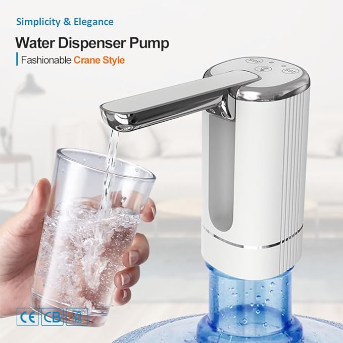 🥳HOT SALE🥳💞50K+ SOLD! Dispenser Pump – From £12.99! Automatic, rechargeable & fits most bottles. Easy hydration – grab yours! ✅