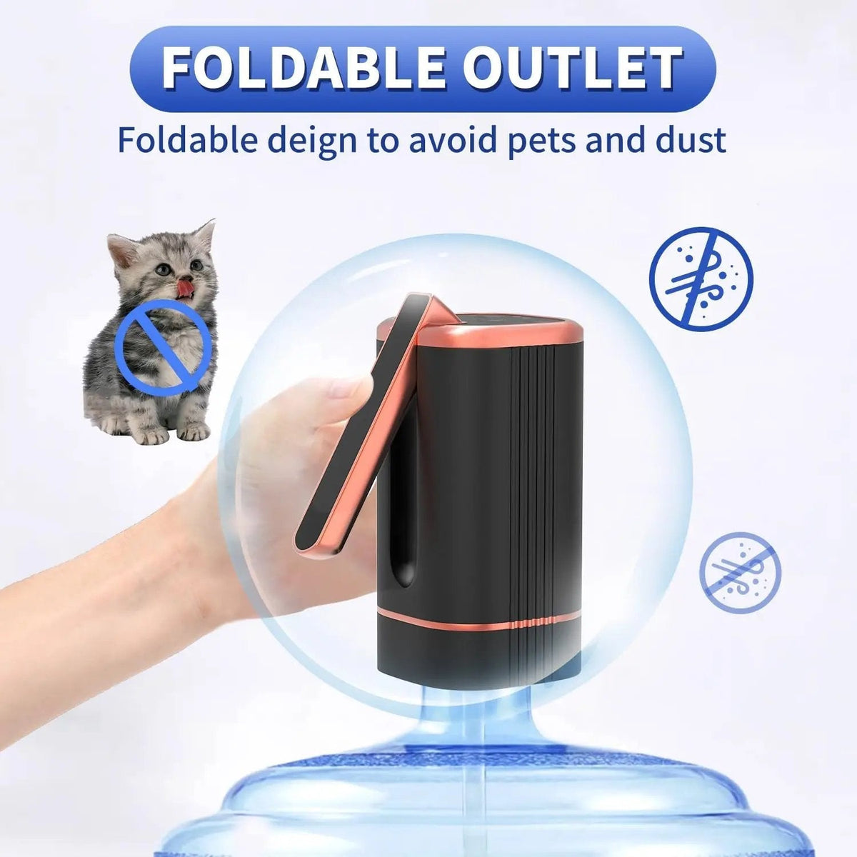 🥳HOT SALE🥳💞50K+ SOLD! Dispenser Pump – From £12.99! Automatic, rechargeable & fits most bottles. Easy hydration – grab yours! ✅