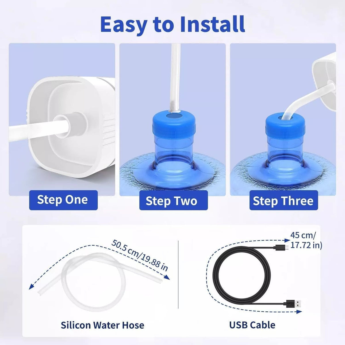 🥳HOT SALE🥳💞50K+ SOLD! Dispenser Pump – From £12.99! Automatic, rechargeable & fits most bottles. Easy hydration – grab yours! ✅