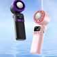 ❄️🌬️ 55% OFF!| Portable Neck Fan with Semiconductor Ice Cooling Plate | 3600mAh Foldable Personal Air Conditioner | LED Display & Type-C Charging