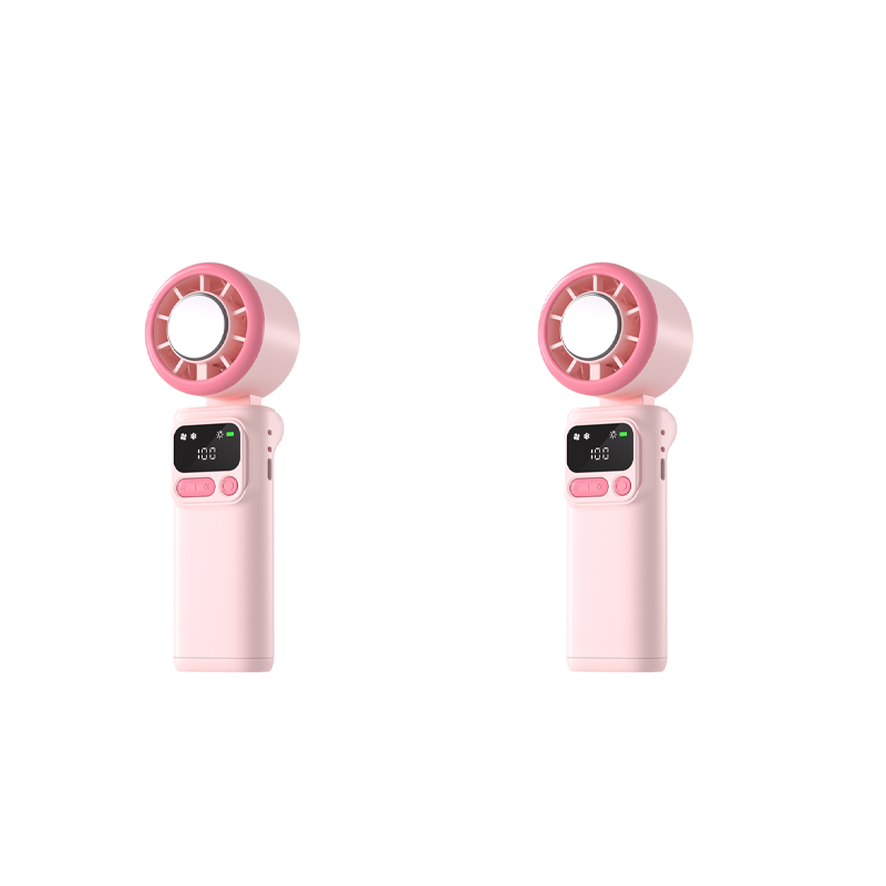 ❄️🌬️ 55% OFF!| Portable Neck Fan with Semiconductor Ice Cooling Plate | 3600mAh Foldable Personal Air Conditioner | LED Display & Type-C Charging