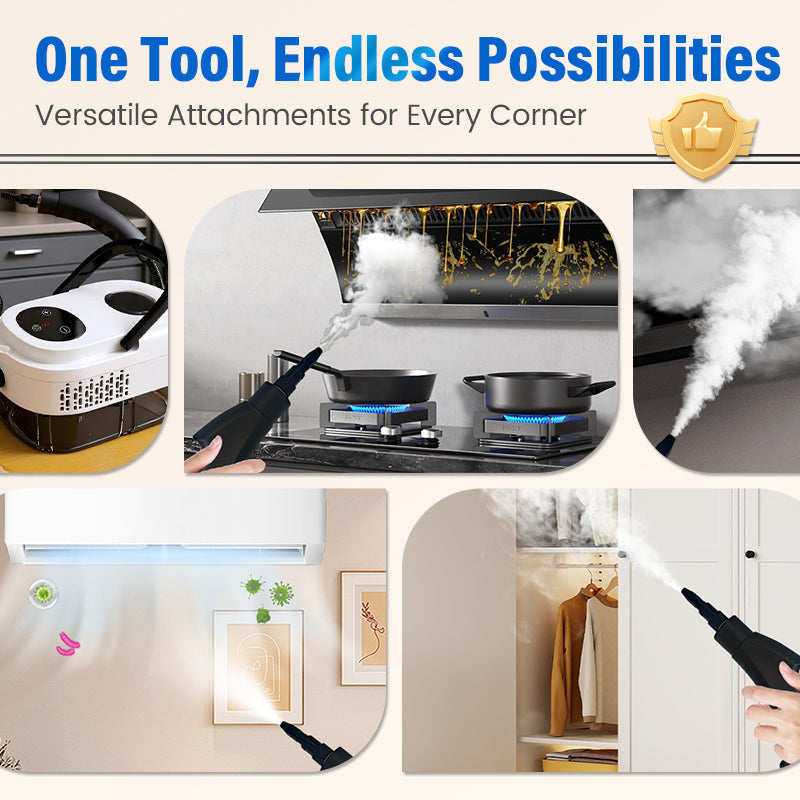 🥳HOT SALE💞50K+ SOLD!📢⏰ 75% OFF!💞Multifunctional High-Temperature Steam Cleaner for Home