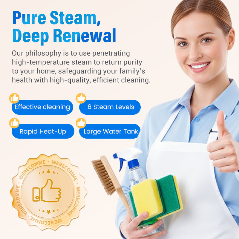 🥳HOT SALE💞50K+ SOLD!📢⏰ 75% OFF!💞Multifunctional High-Temperature Steam Cleaner for Home