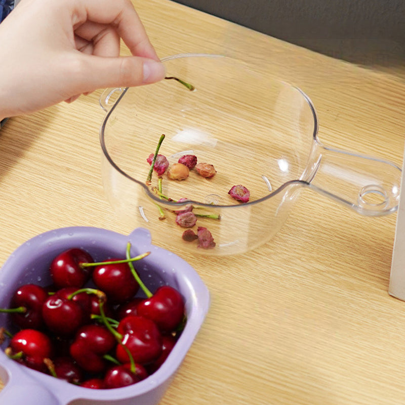 ✨Half Price Offer – Final Day⌛Multi-function Handheld Dual-Layer Draining Basket