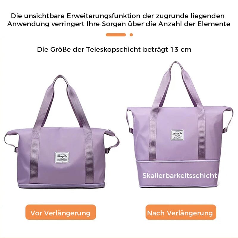 High-capacity Double-layer Wet Separation Travelling Bag