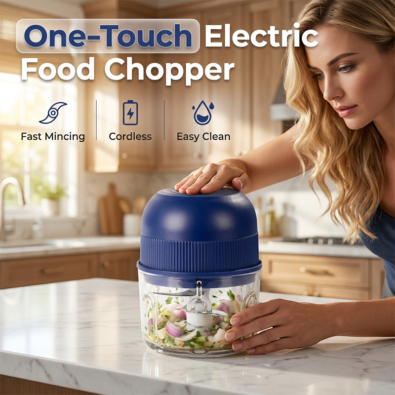 🥳HOT SALE🥳💞12K+ SOLD! Garlic Chopper – From £7.98! One-touch, stainless blades & detachable. Chop fast – grab yours! ✅
