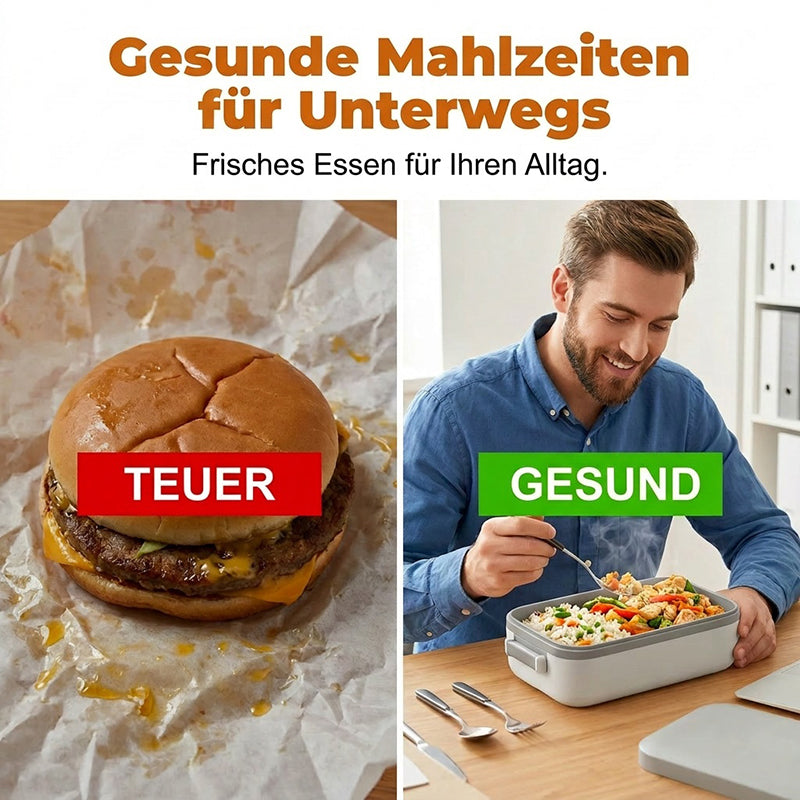 📢📢50% off! ⏰ Portable electric lunch box with self-heating 🔋🌡️