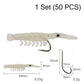 🥳2026 HOT SALE🥳💞50K+ SOLD!🐟💪 50% OFF! 50PCS Soft Shrimp Lures – Realistic texture, sharp hidden hooks. Works in rivers, lakes & sea. No more missed strikes! 🏆🎣