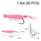 🥳2026 HOT SALE🥳💞50K+ SOLD!🐟💪 50% OFF! 50PCS Soft Shrimp Lures – Realistic texture, sharp hidden hooks. Works in rivers, lakes & sea. No more missed strikes! 🏆🎣