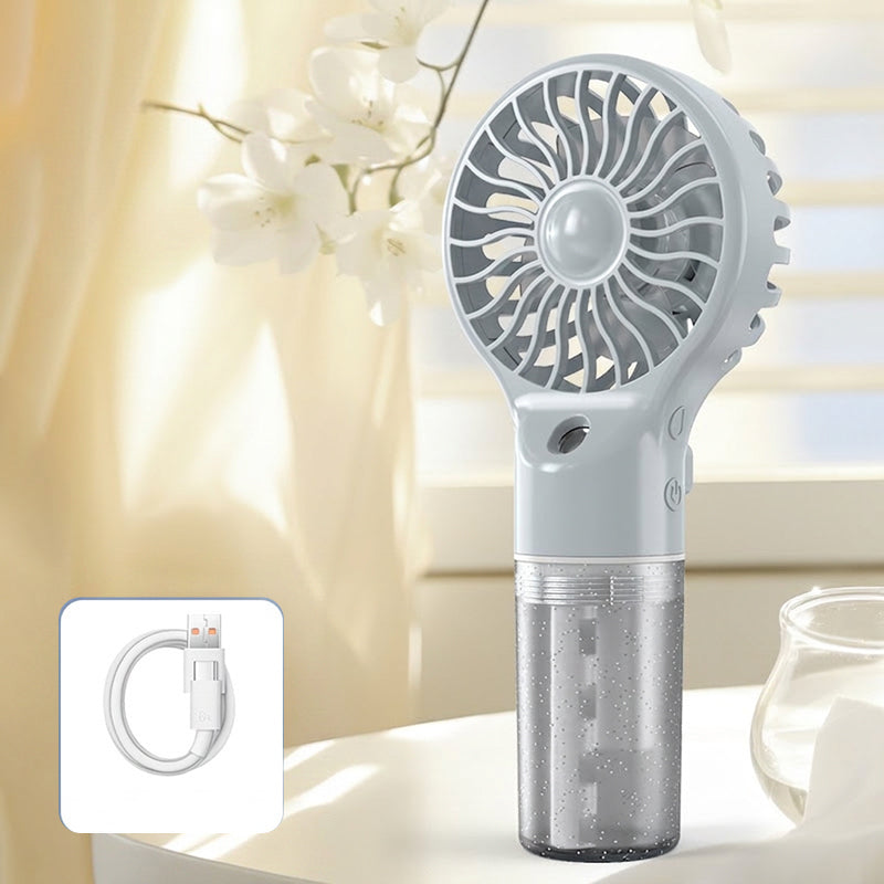 🏖️Summer Cool Deal: ONLY ￡9.99!❄️Portable Handheld Mist Cooling Fan💦