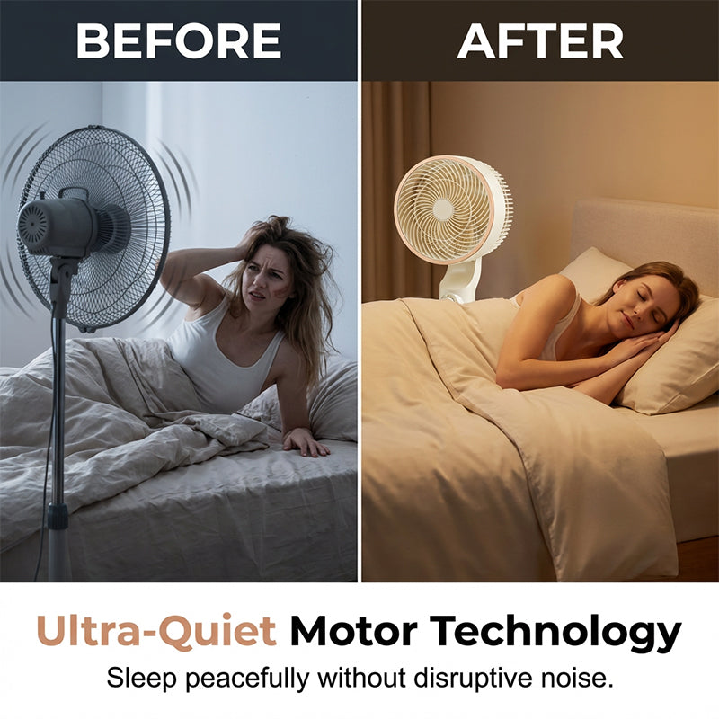 3D Oscillating Air Circulator Standing Fan