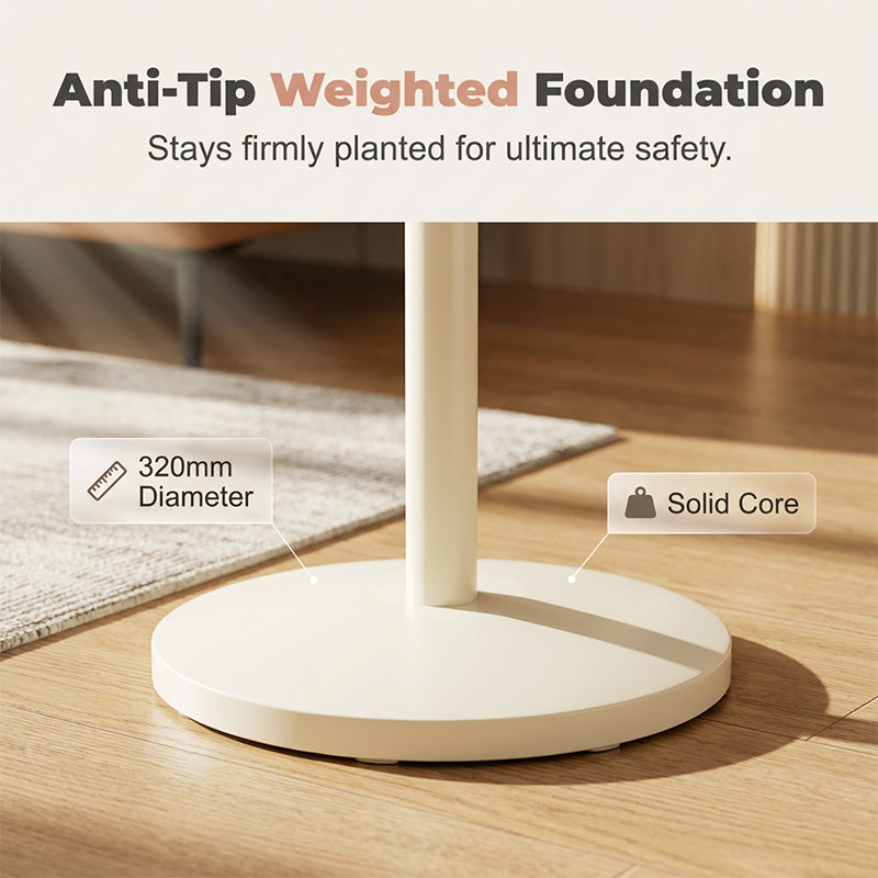3D Oscillating Air Circulator Standing Fan