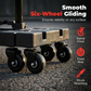 Heavy Duty Foldable Six-Wheel Hand Truck